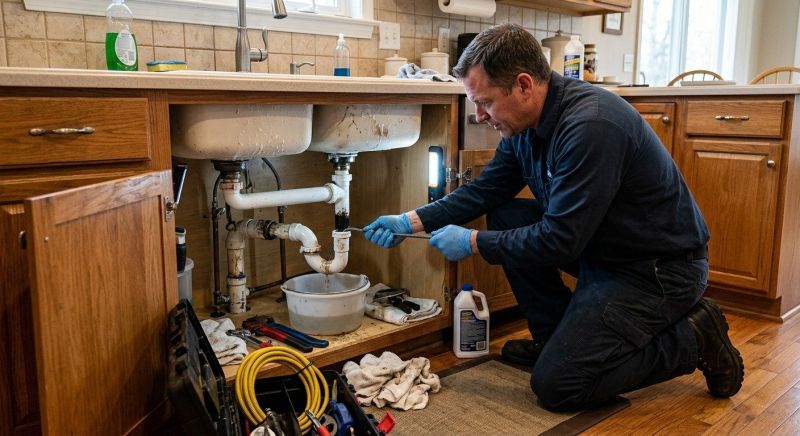 Clogged Drain Repair project example